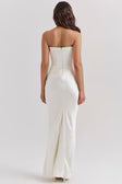 Sculpted Grace Strapless Gown