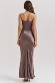 Sculpted Grace Strapless Gown