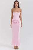 Sculpted Grace Strapless Gown