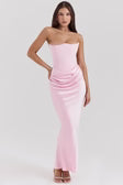 Sculpted Grace Strapless Gown