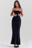 Sculpted Grace Strapless Gown