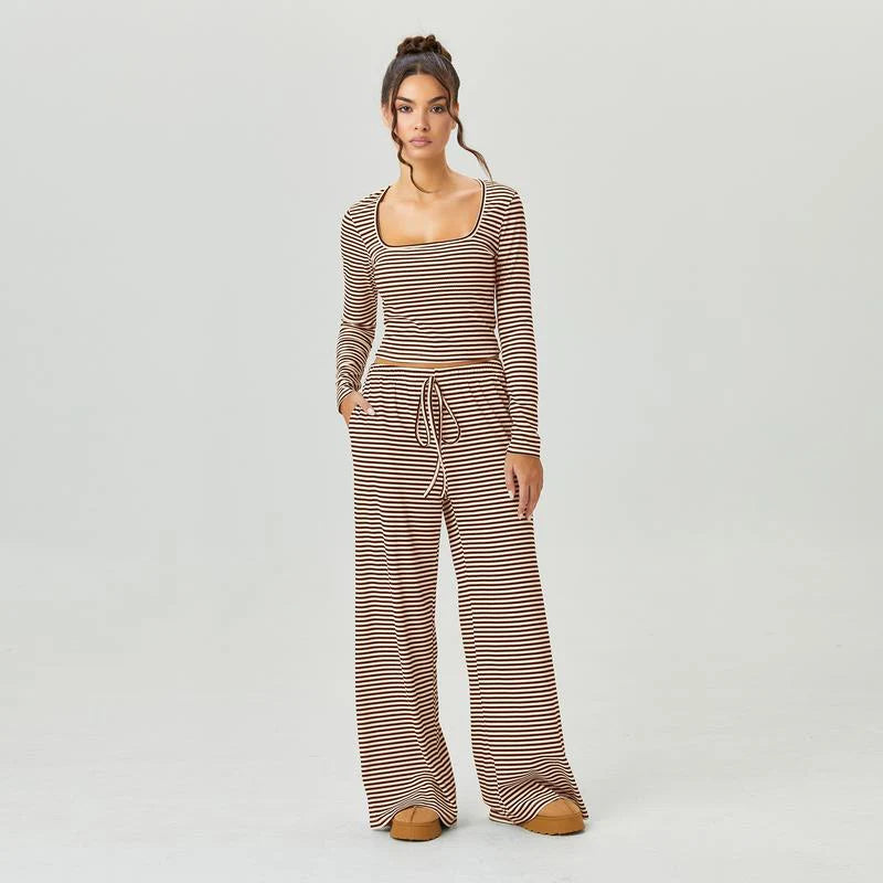 Effortless Stripes Lounge Set