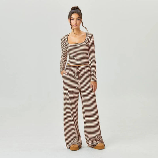 Effortless Stripes Lounge Set
