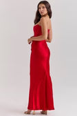 Sculpted Grace Strapless Gown