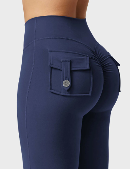Sculpted Flare Pocket Pants