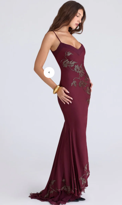Elegant Embroidered Slip Dress