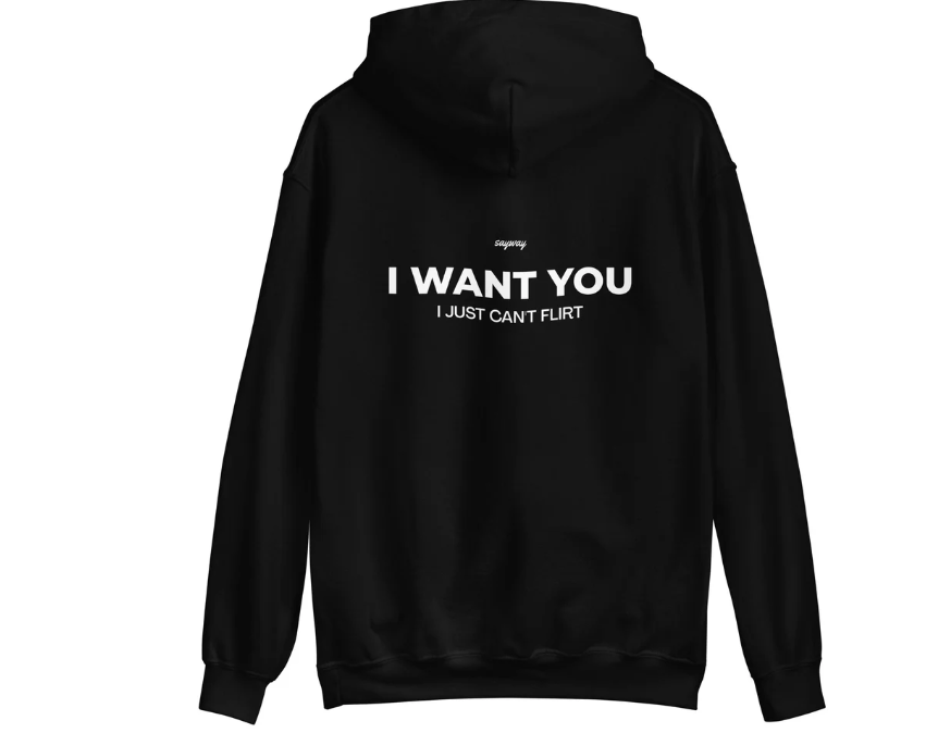 Playful Statement Hoodie