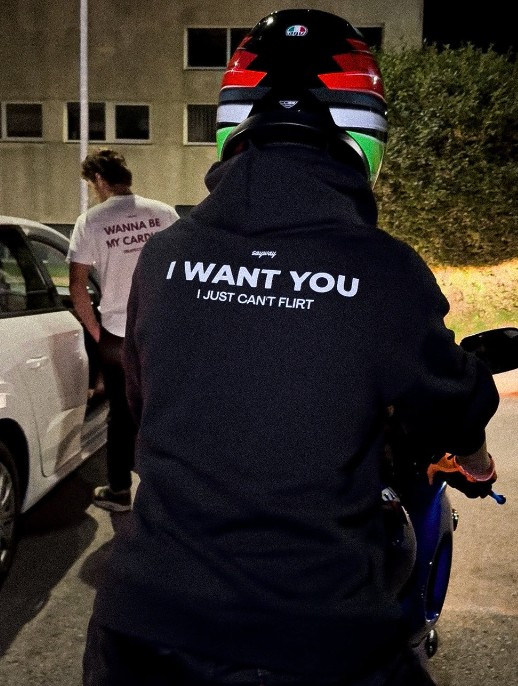 Playful Statement Hoodie