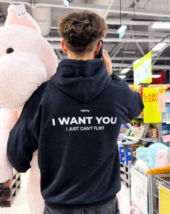 Playful Statement Hoodie