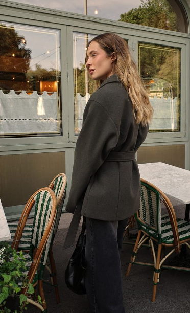 Effortlessly Elegant Belted Coat