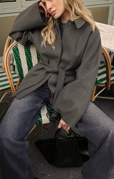 Effortlessly Elegant Belted Coat