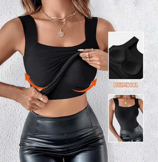 Supportive U-Neck Bodysuit