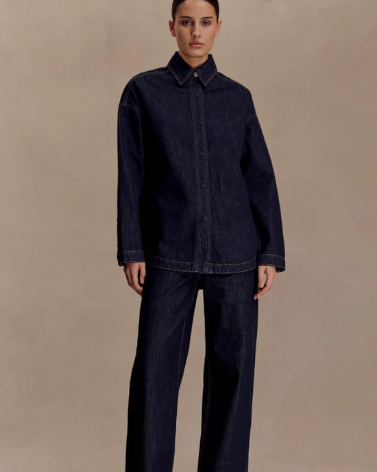 Effortless Denim Overshirt