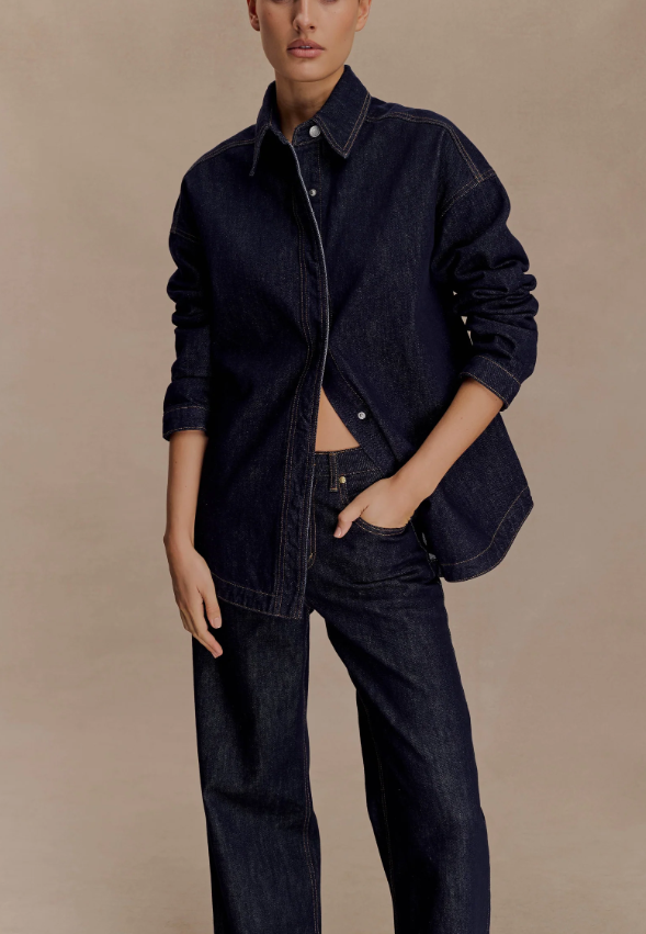 Effortless Denim Overshirt