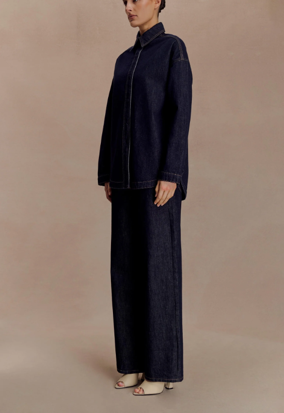 Effortless Denim Overshirt