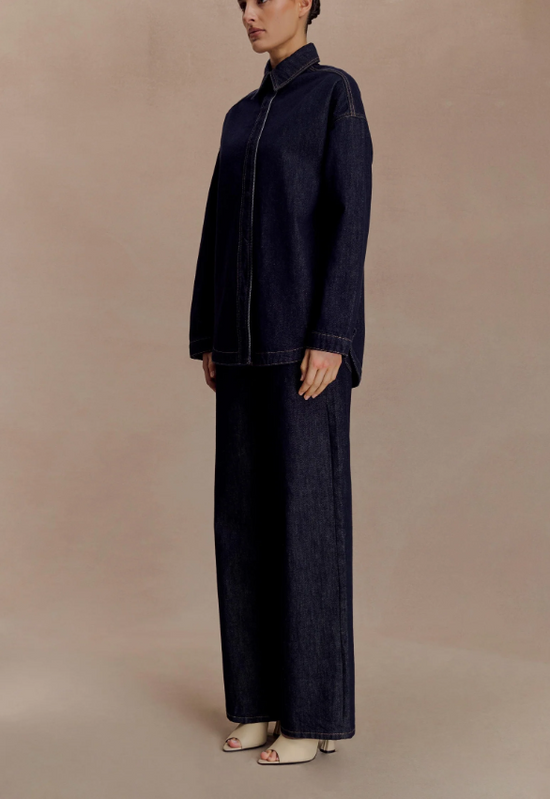 Effortless Denim Overshirt