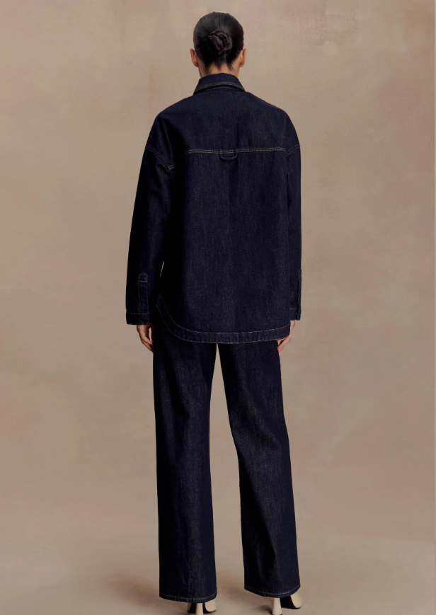 Effortless Denim Overshirt