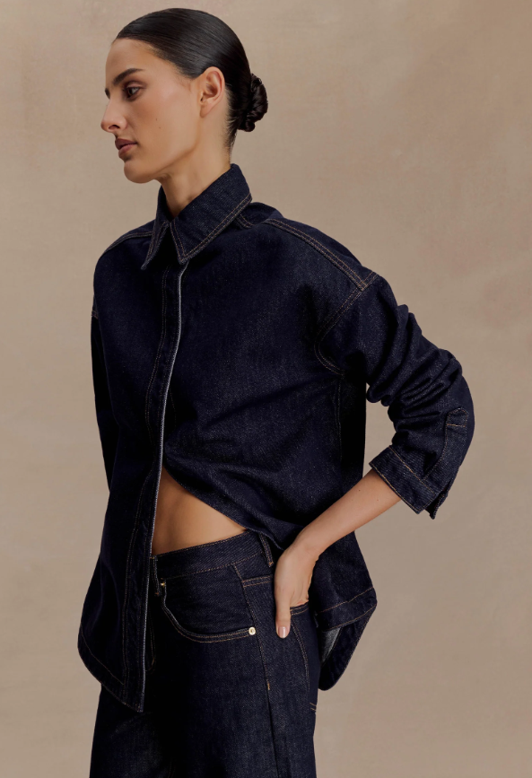 Effortless Denim Overshirt