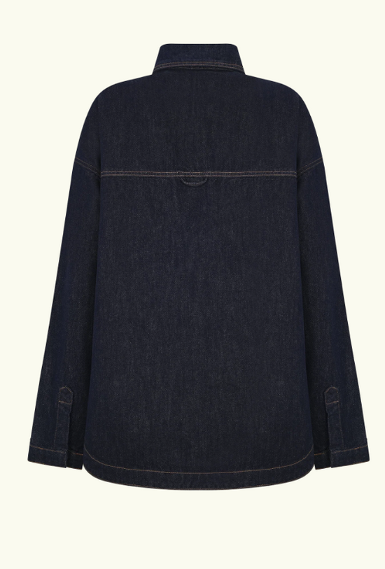 Effortless Denim Overshirt