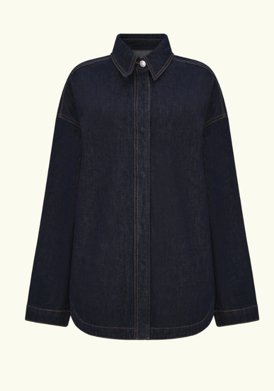 Effortless Denim Overshirt