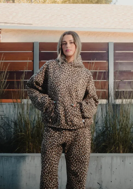 Leopard Print Lounge Set