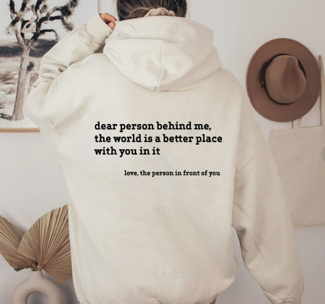 "Dear Person" Graphic Hoodie