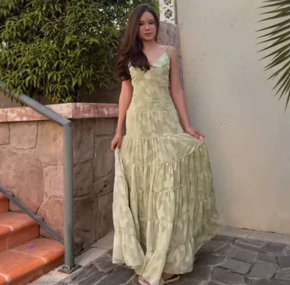 The Tiered Cami Maxi Dress