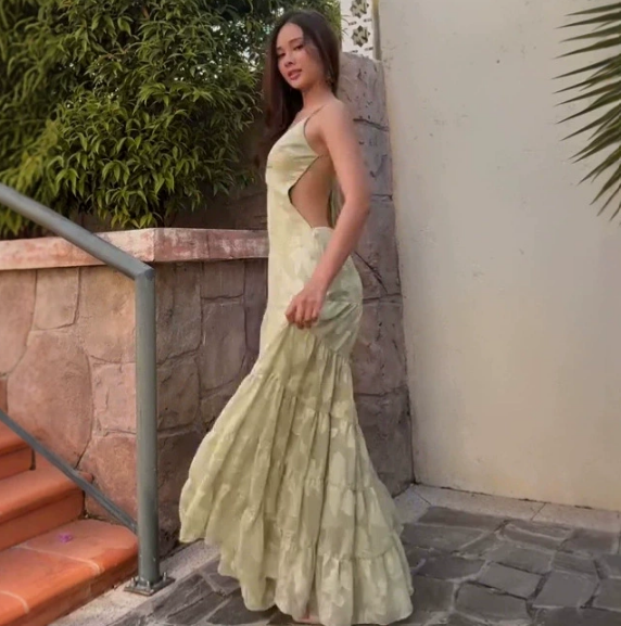 The Tiered Cami Maxi Dress