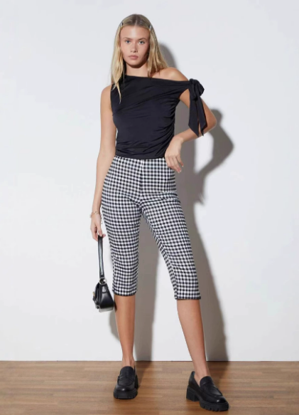The Gingham Capri Pants