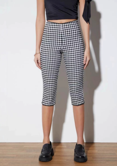 The Gingham Capri Pants