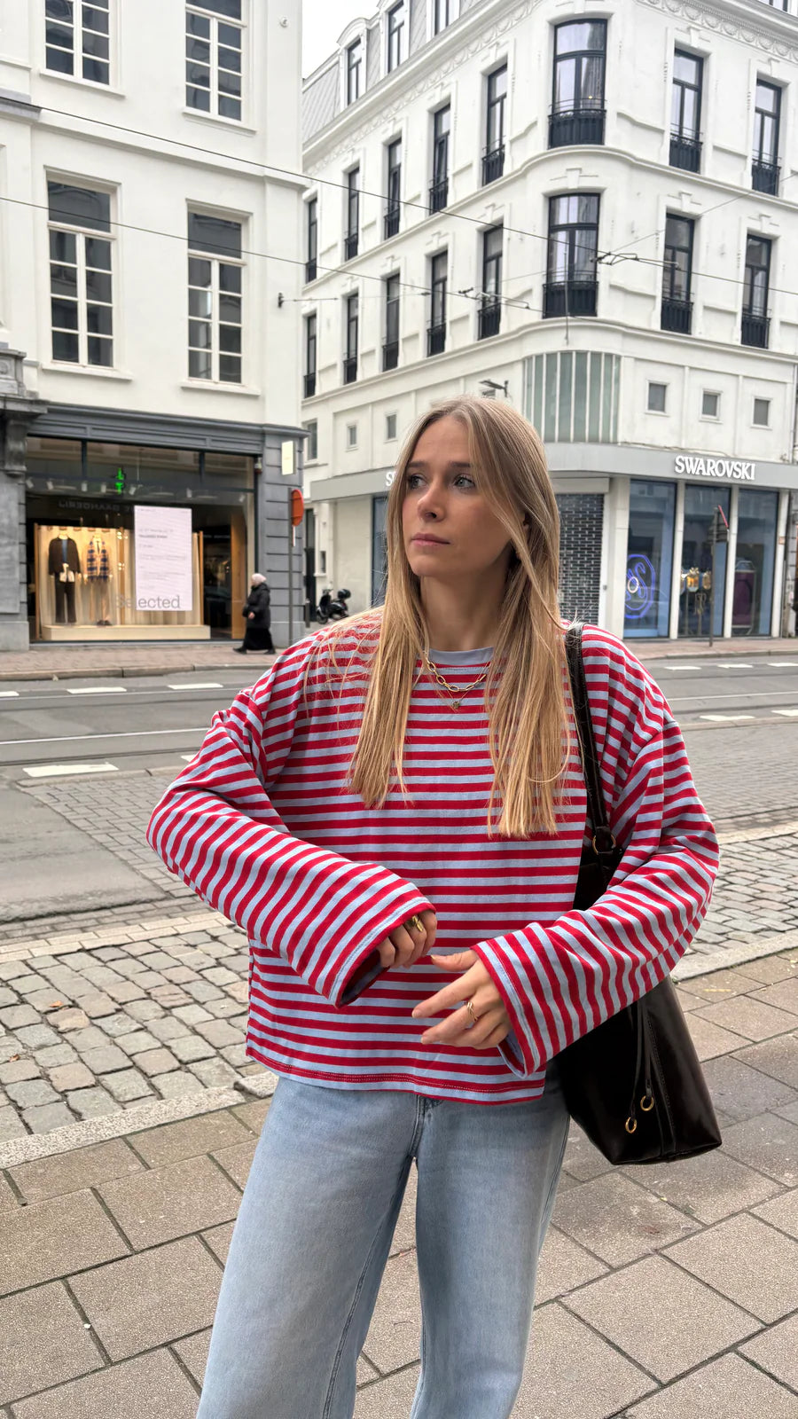 Striped Statement Top