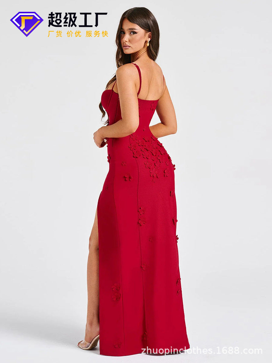Timeless Elegance Satin Maxi Dress