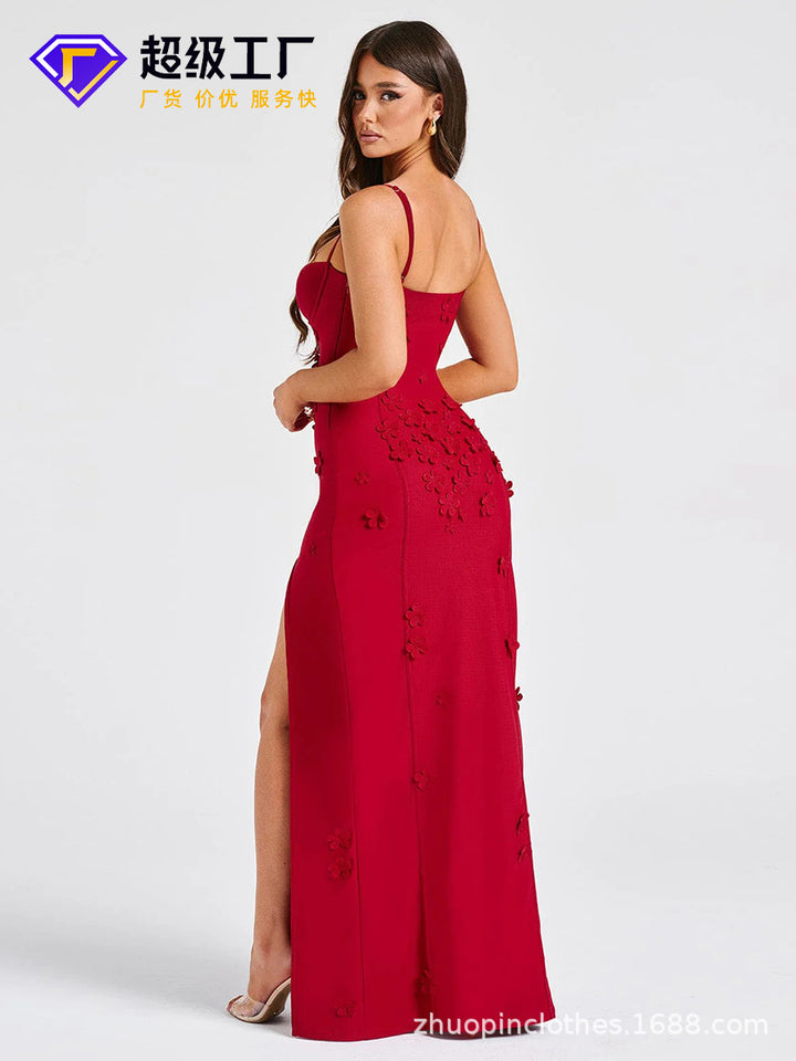 Timeless Elegance Satin Maxi Dress