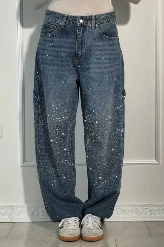 Cosmic Sparkle Denim Jeans