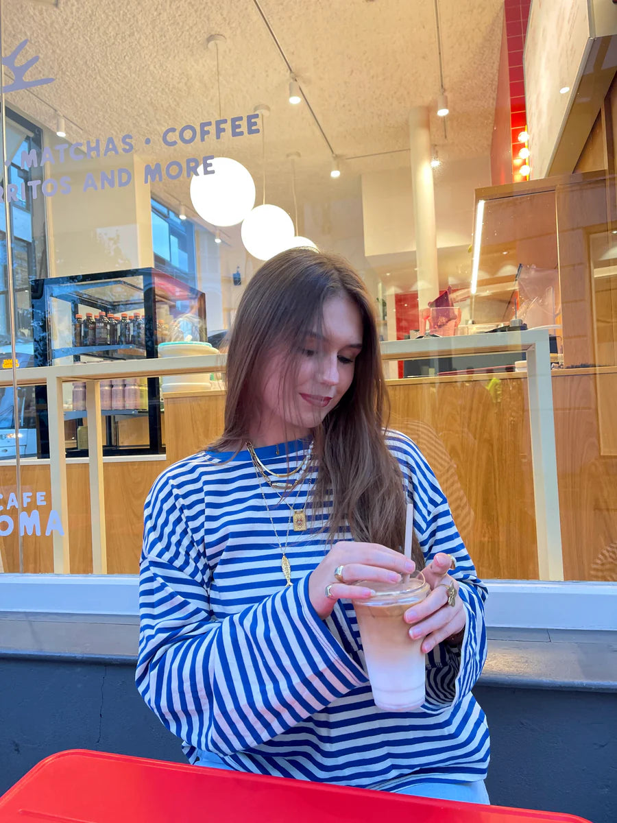 Striped Statement Top