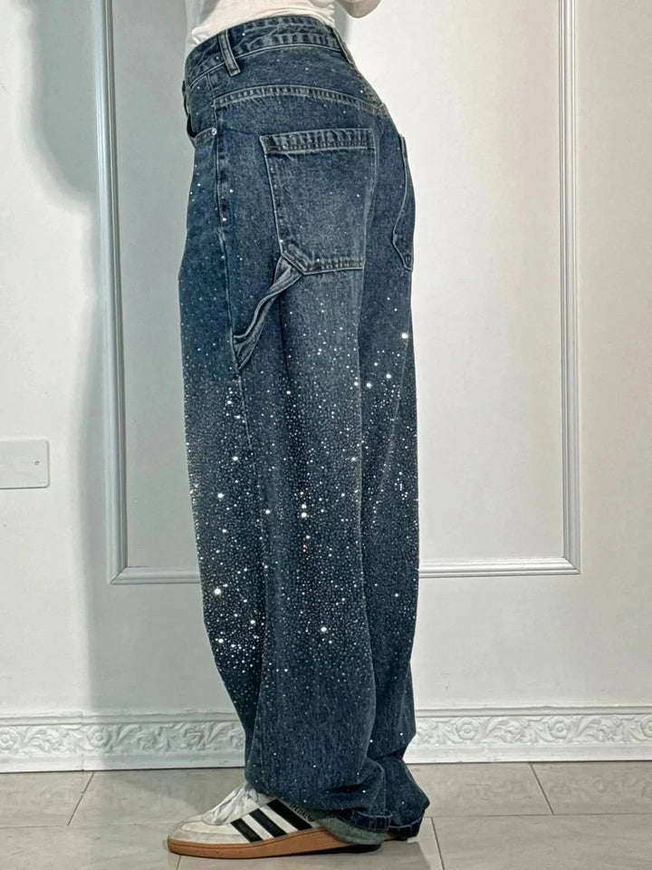 Cosmic Sparkle Denim Jeans